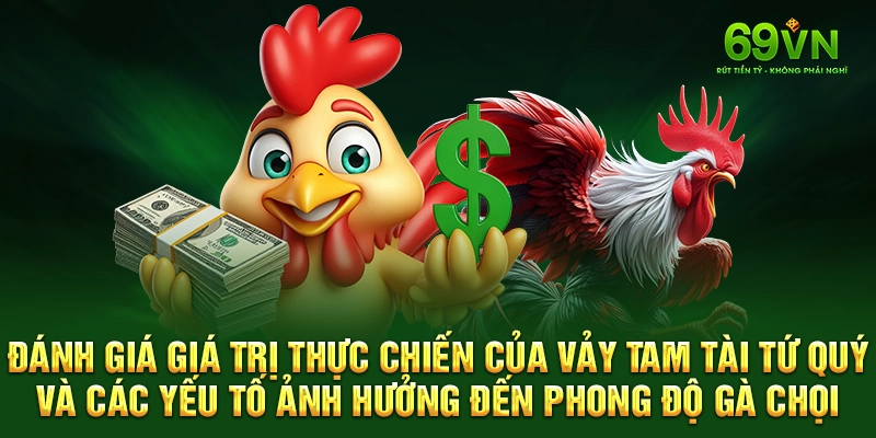 Sức hút và ý nghĩa của vảy tam tài tứ quý trong việc chọn gà chiến tại 69VN.