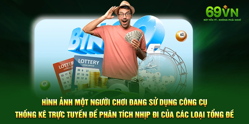 Công cụ thống kê trực tuyến để phân tích nhịp đi của các loại tổng đề.