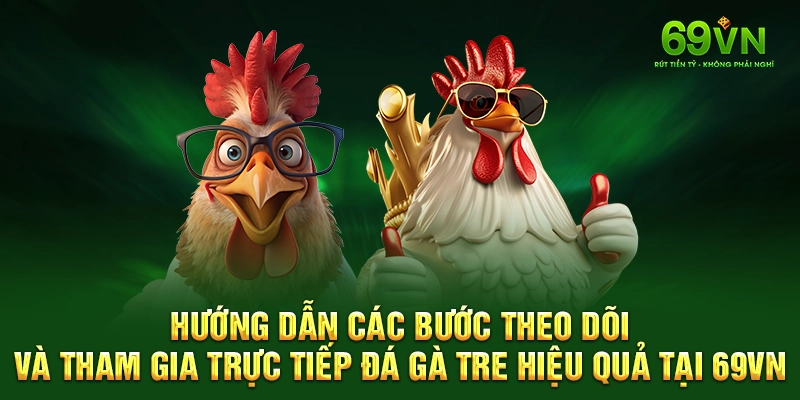Hướng dẫn các bước theo dõi và tham gia trực tiếp đá gà tre hiệu quả tại 69VN.